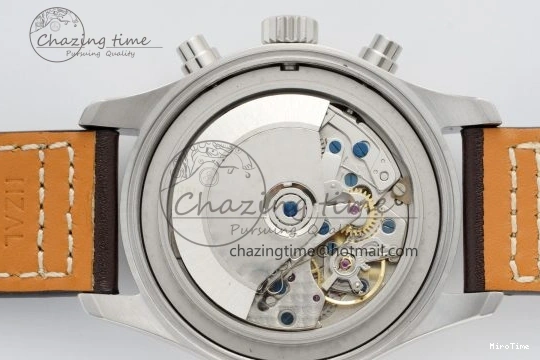 MIROTIME 1222 Thermal Pilot Chrono SS AZF 1:1 Best Edition Brown Dial on Brown Leather Strap A 7062